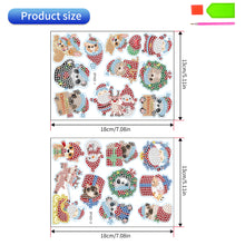 Load image into Gallery viewer, 2PCS Gem Art DIY Craft Kit Diamond Painting Sticker (Christmas Creatures BT422)
