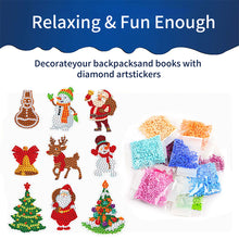 Load image into Gallery viewer, 2PCS Gem Art DIY Craft Kit Diamond Painting Sticker (Christmas Cartoon)
