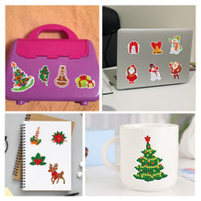 Load image into Gallery viewer, 2PCS Gem Art DIY Craft Kit Diamond Painting Sticker (Christmas Cartoon)
