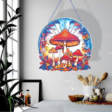 Load image into Gallery viewer, Special Shape Diamond Art Hanging Pendant for Home Wall Decor (Mushroom)
