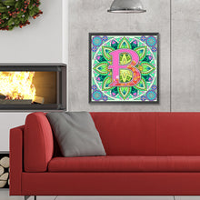 Load image into Gallery viewer, Diamond Painting - Full Round - Mandala letter B (30*30CM)
