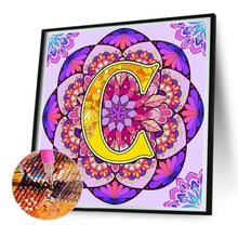 Load image into Gallery viewer, Diamond Painting - Full Round - Mandala letter C (30*30CM)
