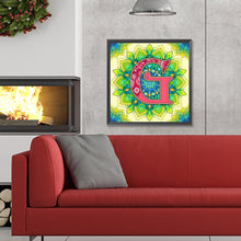 Load image into Gallery viewer, Diamond Painting - Full Round - Mandala letter G (30*30CM)
