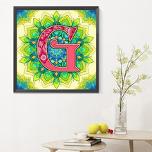 Load image into Gallery viewer, Diamond Painting - Full Round - Mandala letter G (30*30CM)

