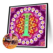 Load image into Gallery viewer, Diamond Painting - Full Round - Mandala letter I (30*30CM)
