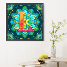 Load image into Gallery viewer, Diamond Painting - Full Round - Mandala letter L (30*30CM)
