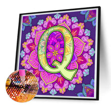 Load image into Gallery viewer, Diamond Painting - Full Round - Mandala letter Q (30*30CM)

