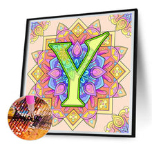 Load image into Gallery viewer, Diamond Painting - Full Round - Mandala letter Y (30*30CM)
