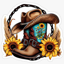 Load image into Gallery viewer, Diamond Painting - Full Round - cowboy boots (30*30CM)
