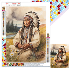 Load image into Gallery viewer, Diamond Painting - Full Square - indian woman (30*40CM)
