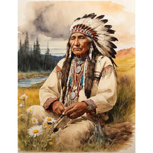 Load image into Gallery viewer, Diamond Painting - Full Square - indian woman (30*40CM)
