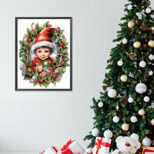 Load image into Gallery viewer, Diamond Painting - Full Round - child holding gift (30*40CM)
