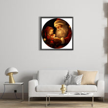 Load image into Gallery viewer, AB Diamond Painting - Full Round - Santa Claus and girl (30*30CM)
