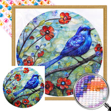 Load image into Gallery viewer, AB Diamond Painting - Full Round - bluebird (30*30CM)
