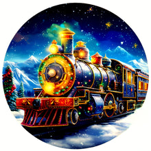 Load image into Gallery viewer, AB Diamond Painting - Full Round - Christmas train (30*30CM)
