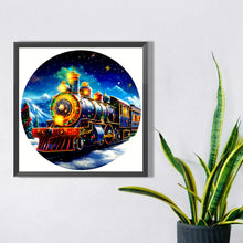 Load image into Gallery viewer, AB Diamond Painting - Full Round - Christmas train (30*30CM)
