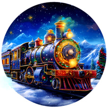 Load image into Gallery viewer, AB Diamond Painting - Full Round - Christmas train (30*30CM)
