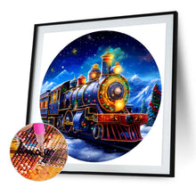Load image into Gallery viewer, AB Diamond Painting - Full Round - Christmas train (30*30CM)
