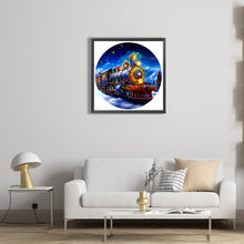 Load image into Gallery viewer, AB Diamond Painting - Full Round - Christmas train (30*30CM)
