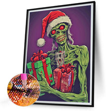 Load image into Gallery viewer, Diamond Painting - Full Round - Zombie holding a gift (30*40CM)
