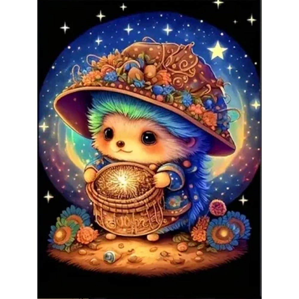 Diamond Painting - Full Round - hedgehog (30*40CM)