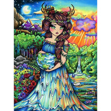 Load image into Gallery viewer, Diamond Painting - Full Round - girl (30*40CM)
