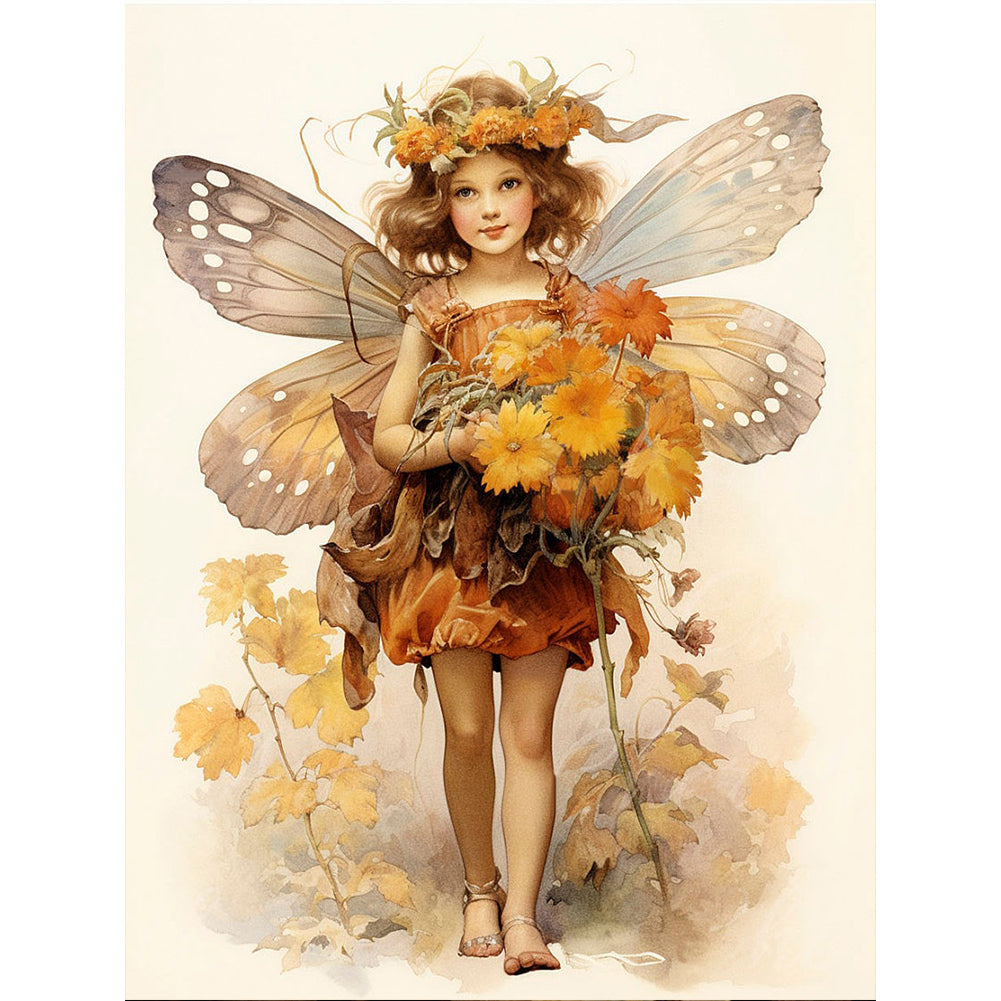 Diamond Painting - Full Round - girl (30*40CM)