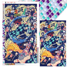 Load image into Gallery viewer, Diamond Painting - Full Round - Demon Slayer: Kimetsu no Yaiba (40*70CM)
