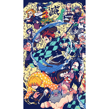 Load image into Gallery viewer, Diamond Painting - Full Round - Demon Slayer: Kimetsu no Yaiba (40*70CM)
