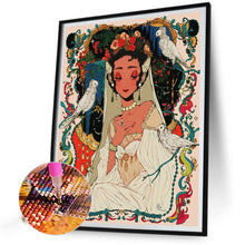Load image into Gallery viewer, Diamond Painting - Full Round - peace dove girl (40*50CM)

