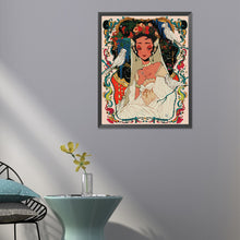Load image into Gallery viewer, Diamond Painting - Full Round - peace dove girl (40*50CM)
