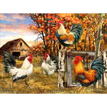 Load image into Gallery viewer, Diamond Painting - Full Round - country cock (40*30CM)
