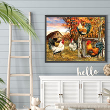 Load image into Gallery viewer, Diamond Painting - Full Round - country cock (40*30CM)
