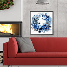 Load image into Gallery viewer, Diamond Painting - Full Round - blue garland (30*30CM)
