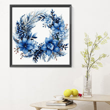 Load image into Gallery viewer, Diamond Painting - Full Round - blue garland (30*30CM)
