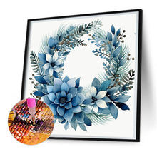 Load image into Gallery viewer, Diamond Painting - Full Round - blue garland (30*30CM)

