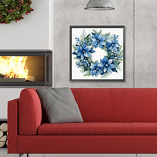 Load image into Gallery viewer, Diamond Painting - Full Round - blue garland (30*30CM)
