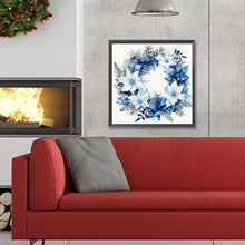 Load image into Gallery viewer, Diamond Painting - Full Round - blue garland (30*30CM)
