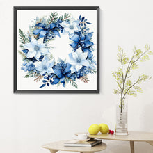 Load image into Gallery viewer, Diamond Painting - Full Round - blue garland (30*30CM)
