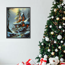 Load image into Gallery viewer, Diamond Painting - Full Round - Snow cabin (30*40CM)
