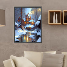 Load image into Gallery viewer, Diamond Painting - Full Round - Snow cabin (30*40CM)
