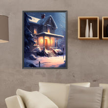Load image into Gallery viewer, Diamond Painting - Full Round - Snow cabin (30*40CM)
