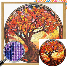 Load image into Gallery viewer, AB Diamond Painting - Full Square - autumn maple leaves (30x30CM)
