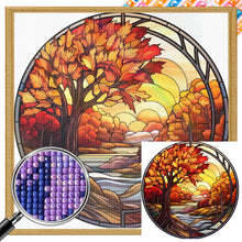 Load image into Gallery viewer, AB Diamond Painting - Full Square - autumn maple leaves (30x30CM)
