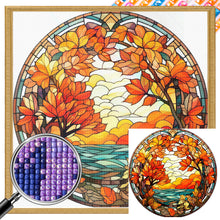 Load image into Gallery viewer, AB Diamond Painting - Full Square - autumn maple leaves (30x30CM)
