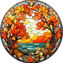 Load image into Gallery viewer, AB Diamond Painting - Full Square - autumn maple leaves (30x30CM)
