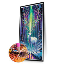 Load image into Gallery viewer, AB Diamond Painting - Full Square - Christmas Aurora Elk (40*70CM)
