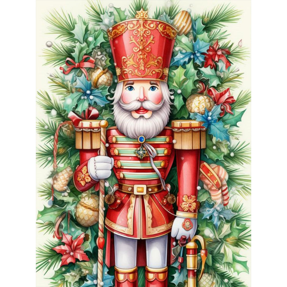 Diamond Painting - Full Round - nutcracker soldiers (30*40CM)