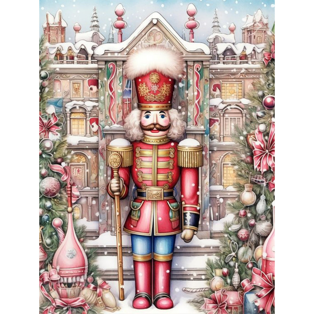 Diamond Painting - Full Round - nutcracker soldiers (30*40CM)