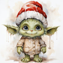 Load image into Gallery viewer, Diamond Painting - Full Round - little yoda (30*30CM)
